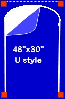 48" x 30" U-Style Zipper Door